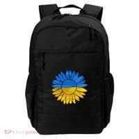 Gold & Blue Sunflower Flag Support Stand With Backpack thumb 0