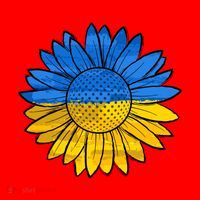 Gold & Blue Sunflower Flag Support Stand With Santa Hat thumb 1