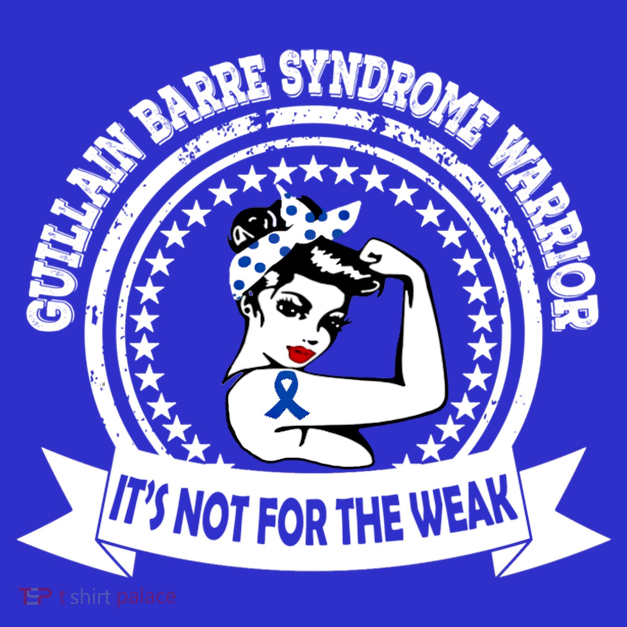 Guillain Barre Syndrome Warrior Gift Blue Ribbon Awareness Gift Apron