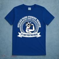 Guillain Barre Syndrome Warrior Gift Blue Ribbon Awareness Gift T-Shirt thumb 5