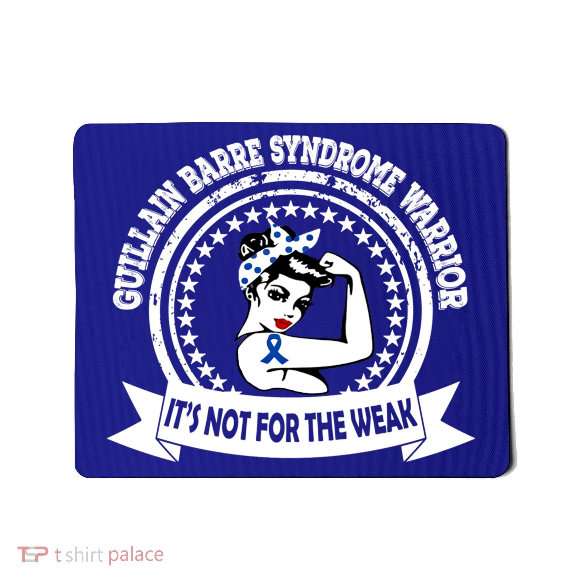 Guillain Barre Syndrome Warrior Gift Blue Ribbon Awareness Gift Mousepad