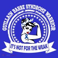 Guillain Barre Syndrome Warrior Gift Blue Ribbon Awareness Gift Mousepad thumb 1
