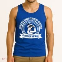 Guillain Barre Syndrome Warrior Gift Blue Ribbon Awareness Gift Tank Top thumb 3