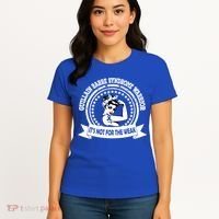 Guillain Barre Syndrome Warrior Gift Blue Ribbon Awareness Gift Women's T-Shirt thumb 4