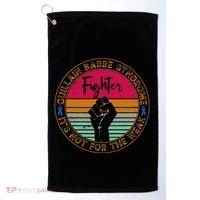 Guillain Barre Syndrome Awareness Fighter Warrior Golf Towel thumb 0