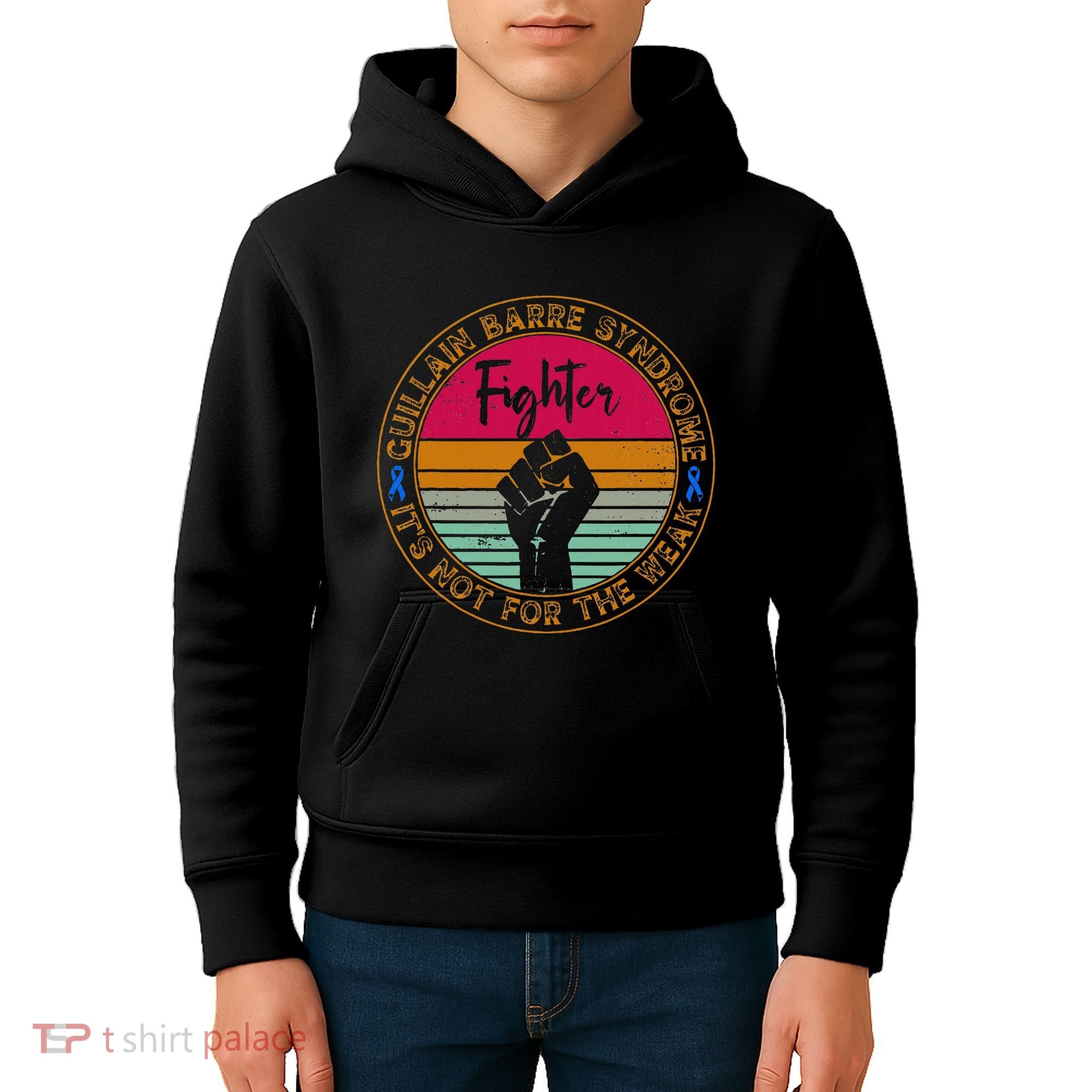 Guillain Barre Syndrome Awareness Fighter Warrior Kids Hoodie