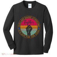 Guillain Barre Syndrome Awareness Fighter Warrior Kids Long Sleeve Shirt thumb 0