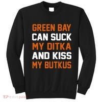 Green Bay Sucks Butkus Chicago Football Team Sweatshirt thumb 0