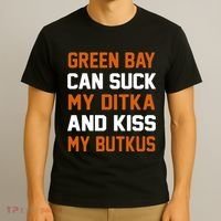 Green Bay Sucks Butkus Chicago Football Team T-Shirt thumb 3