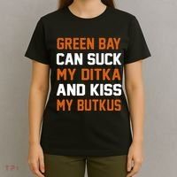 Green Bay Sucks Butkus Chicago Football Team T-Shirt thumb 4