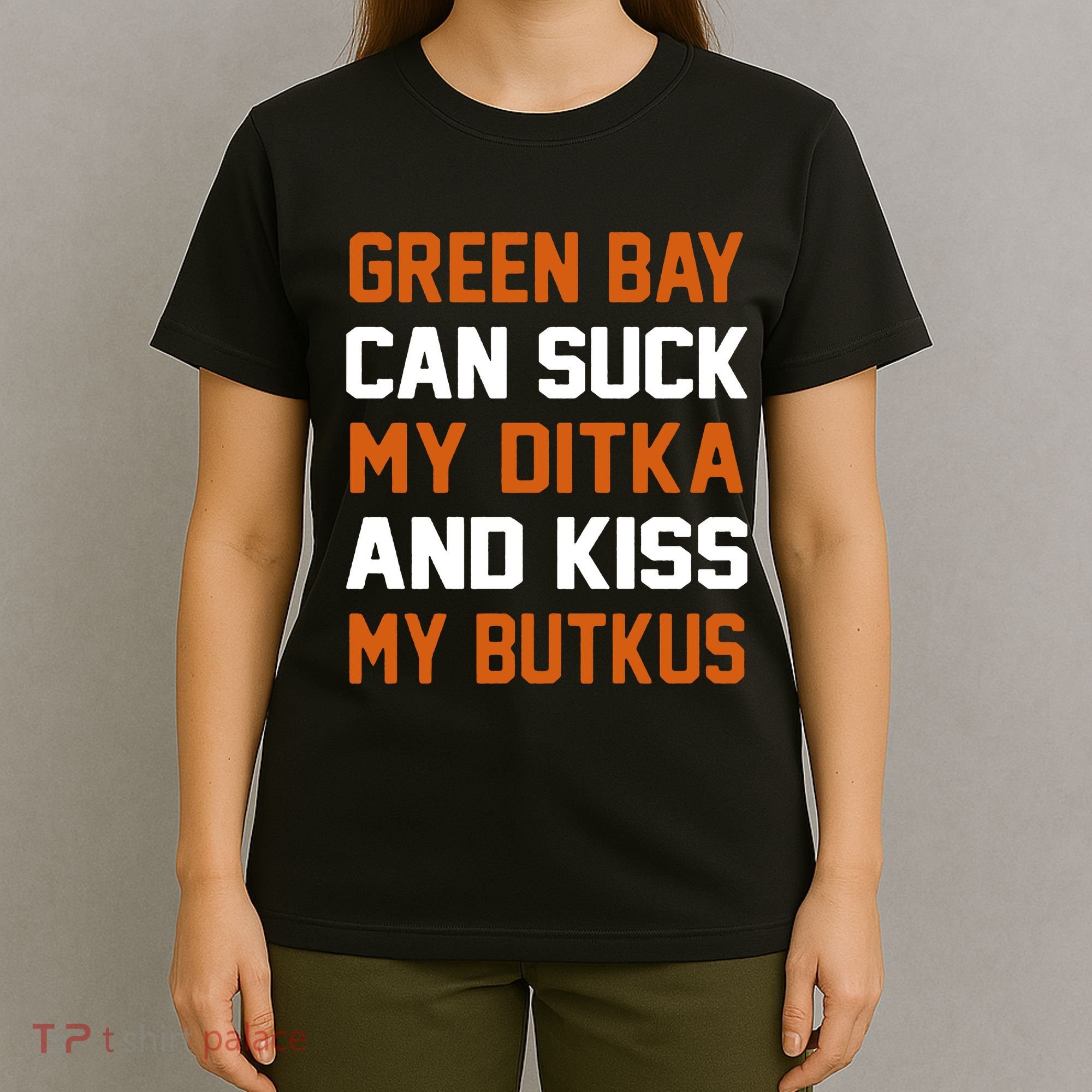 Green Bay Sucks Butkus Chicago Football Team T-Shirt