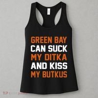Green Bay Sucks Butkus Chicago Football Team Women's Tank Top thumb 3