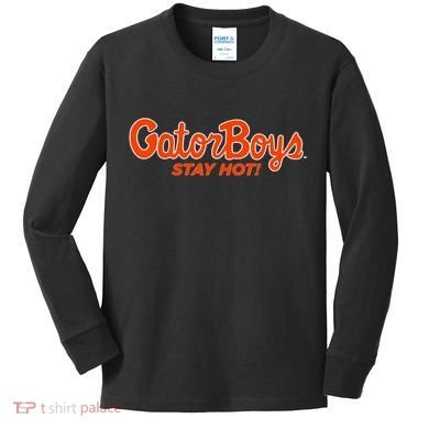 Gator Boy Stay Hot  Kids Long Sleeve Shirt