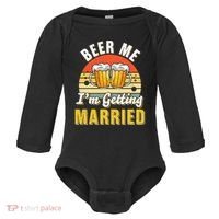 Groom Bachelor Supplies Party Wedding Baby Long Sleeve Bodysuit thumb 0