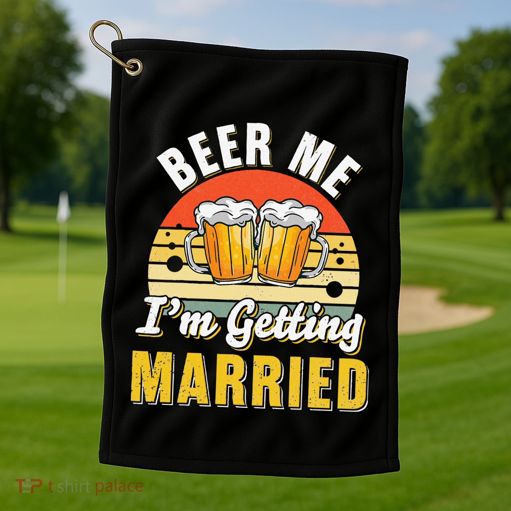 Groom Bachelor Supplies Party Wedding Golf Towel