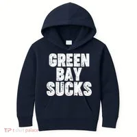 Green Bay Sucks Kids Hoodie thumb 0