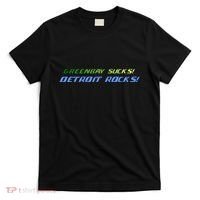 Green Bay Sucks Detroit Rocks T-Shirt thumb 0