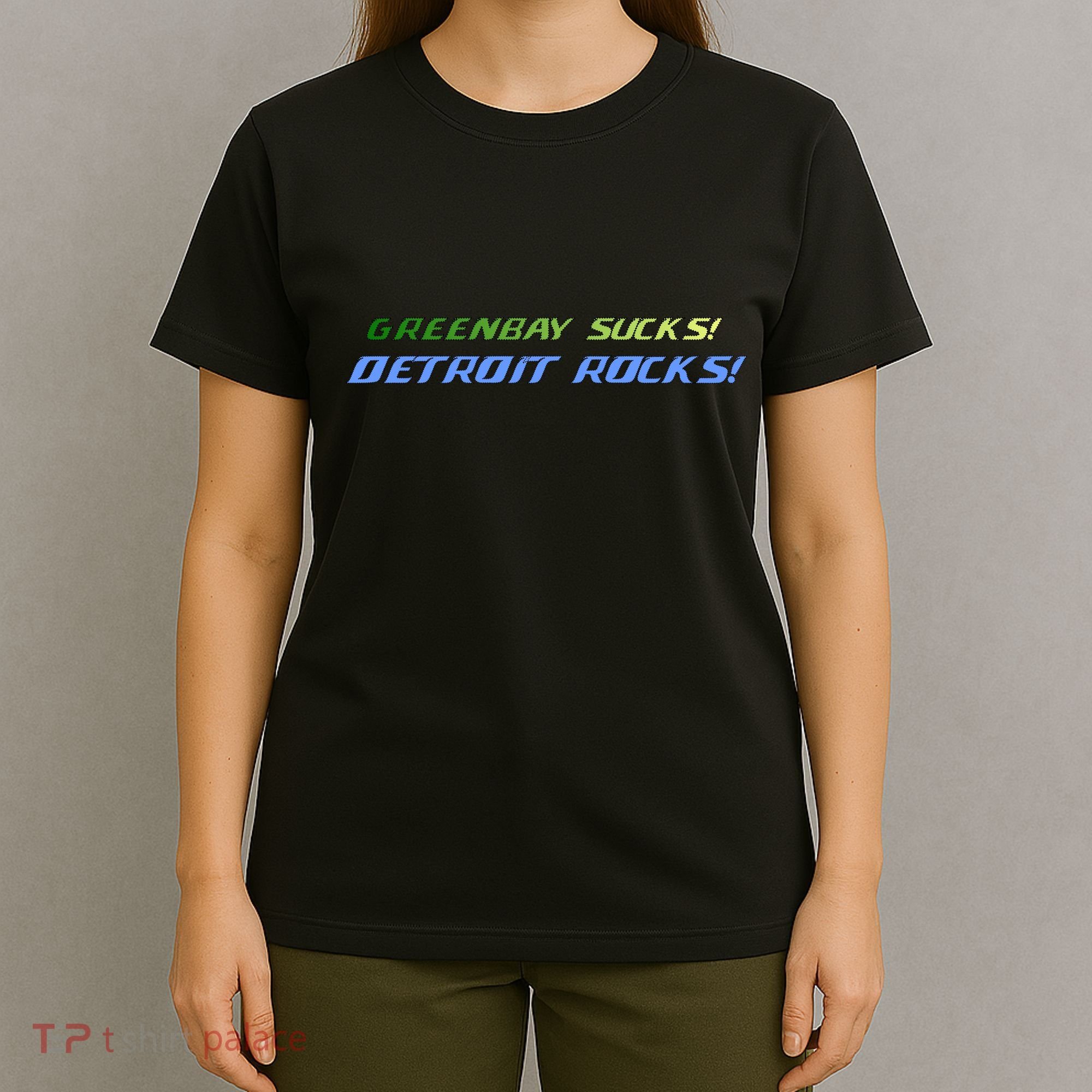 Green Bay Sucks Detroit Rocks T-Shirt