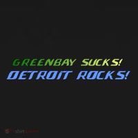 Green Bay Sucks Detroit Rocks Women's Hoodie thumb 2