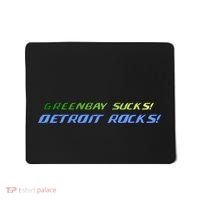 Green Bay Sucks Detroit Rocks Mousepad thumb 0