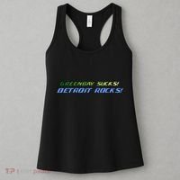 Green Bay Sucks Detroit Rocks Women's Tank Top thumb 3