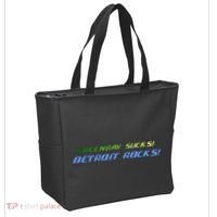 Green Bay Sucks Detroit Rocks Tote Bag thumb 2