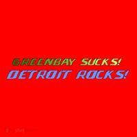 Green Bay Sucks Detroit Rocks Santa Hat thumb 1