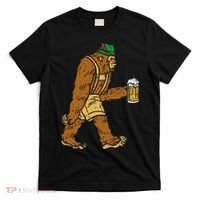 German Bigfoot Sasquatch Beer Lederhose Funny Oktoberfest T-Shirt thumb 0