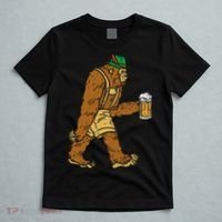 German Bigfoot Sasquatch Beer Lederhose Funny Oktoberfest T-Shirt thumb 5