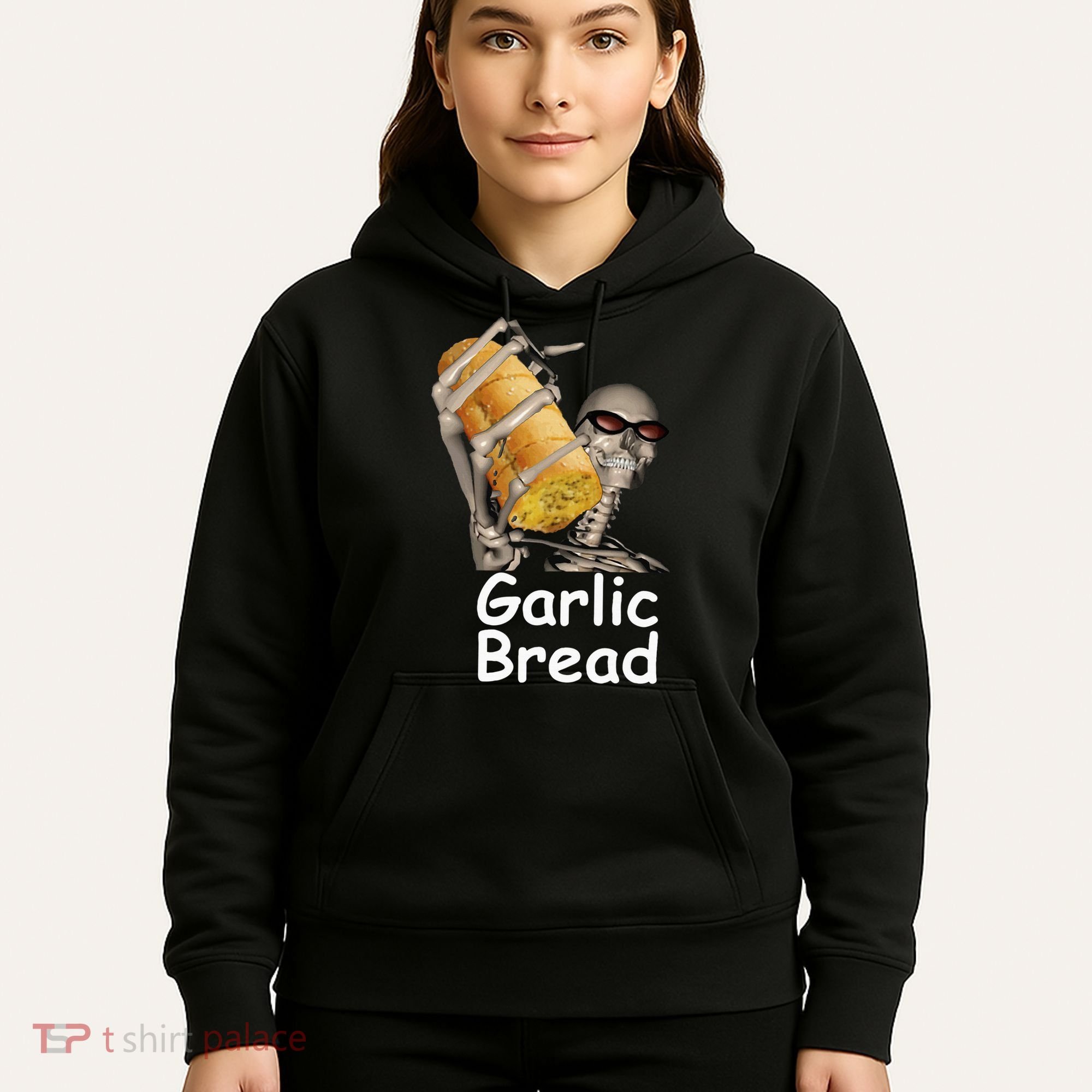 Garlic Bread Skeleton Hoodie