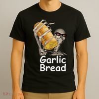 Garlic Bread Skeleton T-Shirt thumb 3