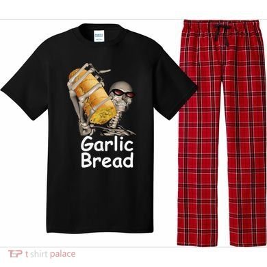 Garlic Bread Skeleton Pajama Set