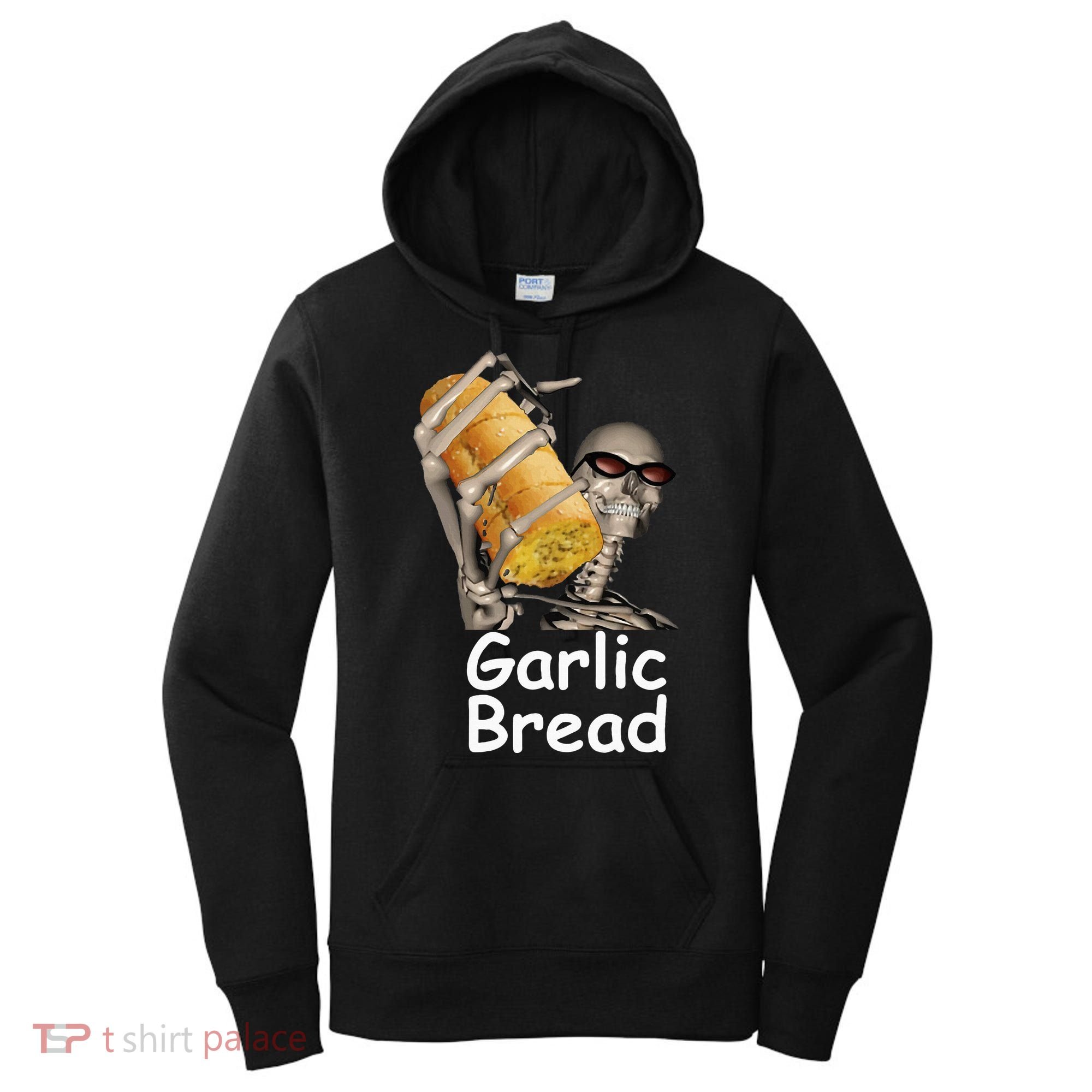 Garlic Bread Skeleton Women's Hoodie