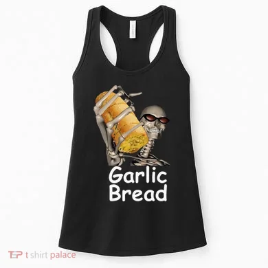 Garlic Bread Skeleton Women's Tank Top