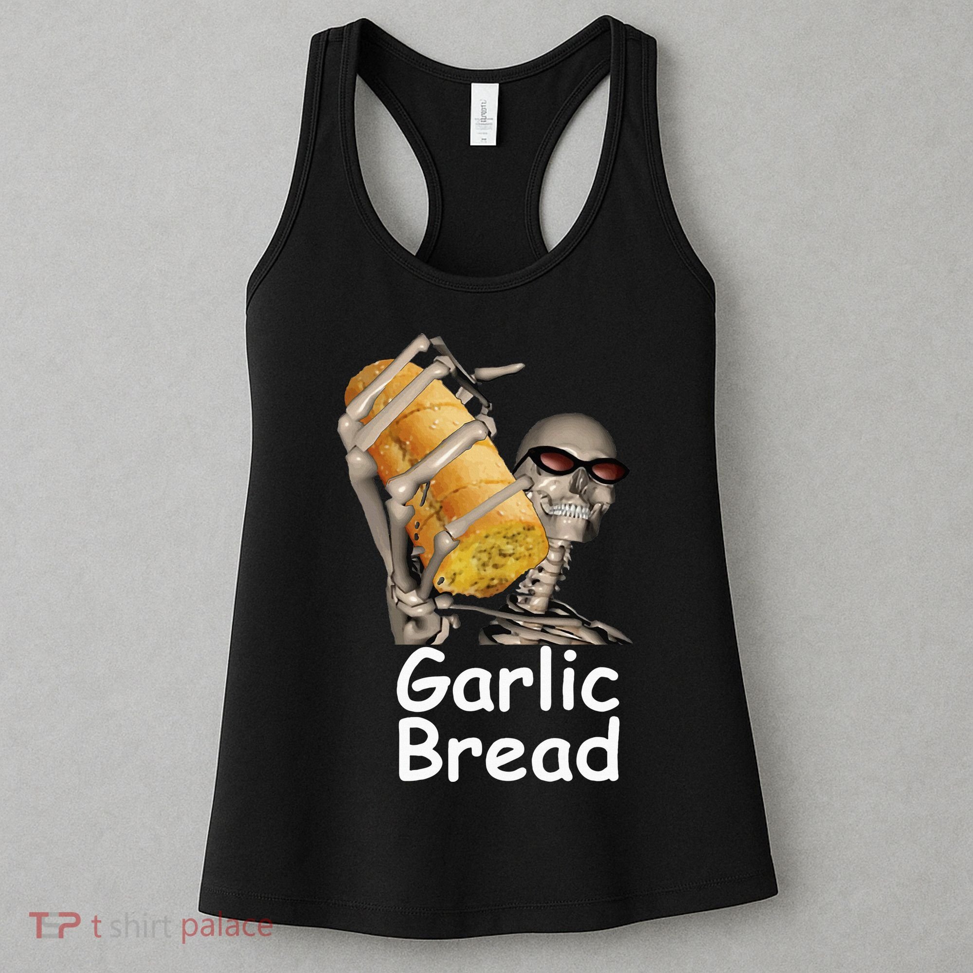 Garlic Bread Skeleton Women's Tank Top