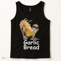 Garlic Bread Skeleton Tank Top thumb 2
