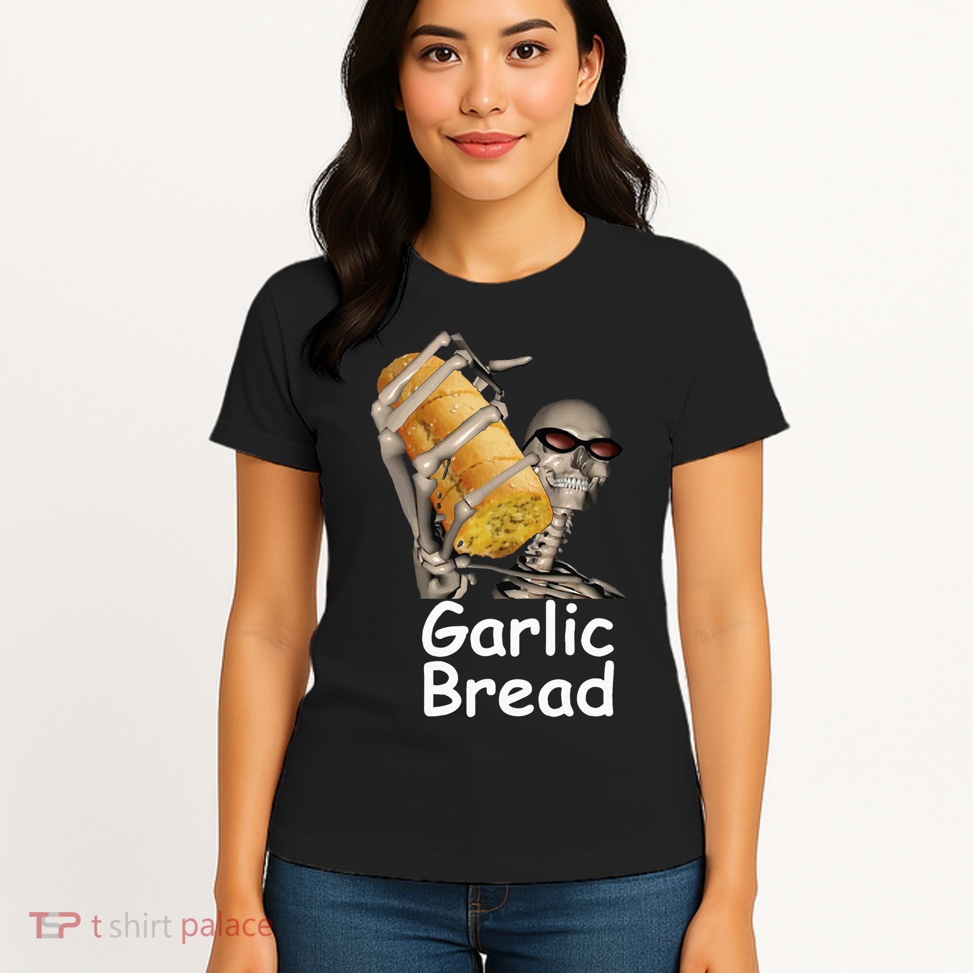 Garlic Bread Skeleton Women's T-Shirt