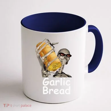 Garlic Bread Skeleton Coffee Mug back