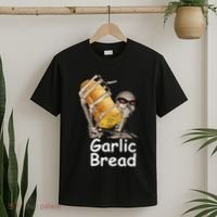 Garlic Bread Skeleton Funny T-Shirt thumb 2
