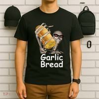 Garlic Bread Skeleton Funny T-Shirt thumb 6