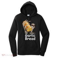 Garlic Bread Skeleton Funny Women's Hoodie thumb 0