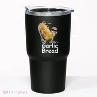 Garlic Bread Skeleton Funny Tumbler thumb 0