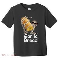 Garlic Bread Skeleton Funny Toddler T-Shirt thumb 0