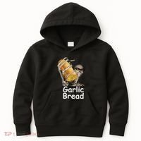 Garlic Bread Skeleton Funny Kids Hoodie thumb 0