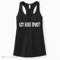 Got Bone Spurs Funny Anti Trump Military Veteran Women's Tank Top thumb 0
