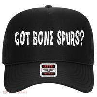 Got Bone Spurs Funny Anti Trump Military Veteran Hat thumb 0