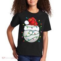 Golf Ball Santa Hat S Christmas Golfing Xmas Lights Kids T-Shirt thumb 2