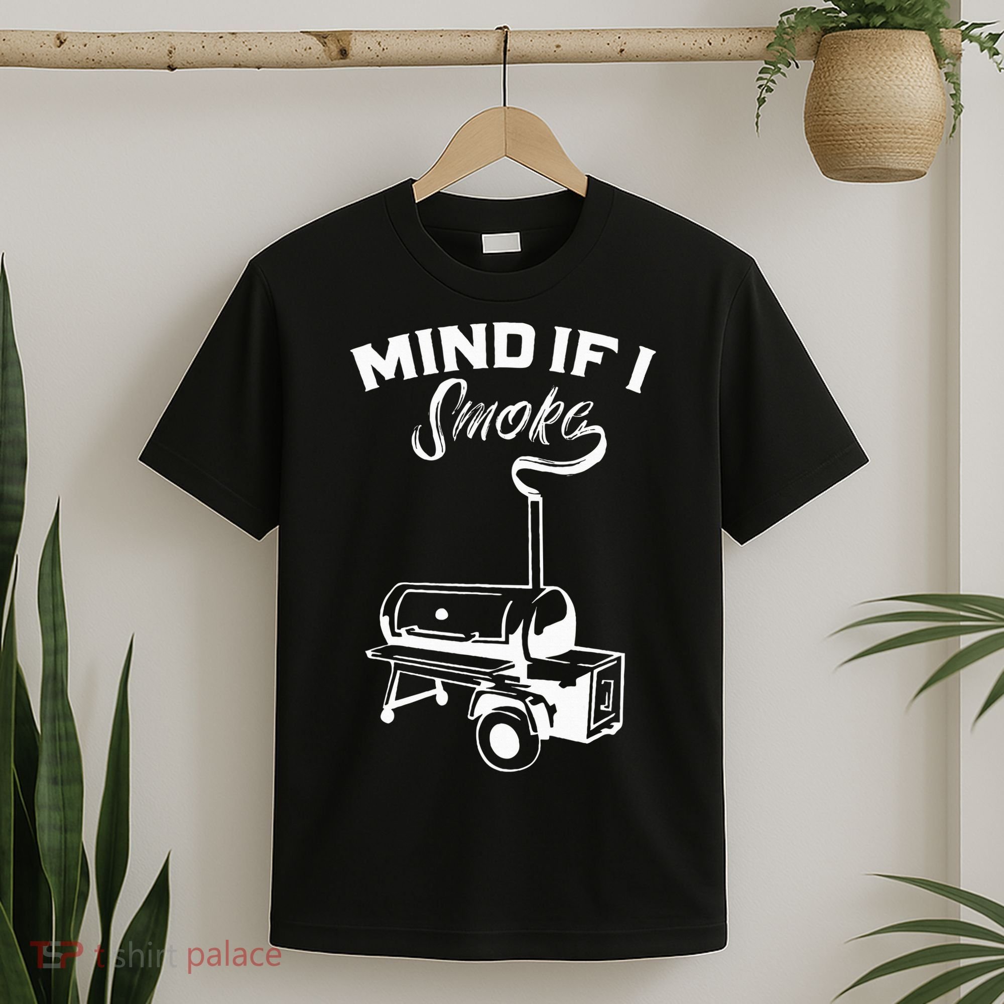Grilling Bbq Smoker Food Lover Grill Mind If I Smoke Gift T-Shirt