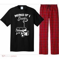 Grilling Bbq Smoker Food Lover Grill Mind If I Smoke Gift Pajama Set thumb 0
