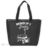 Grilling Bbq Smoker Food Lover Grill Mind If I Smoke Gift Tote Bag thumb 0